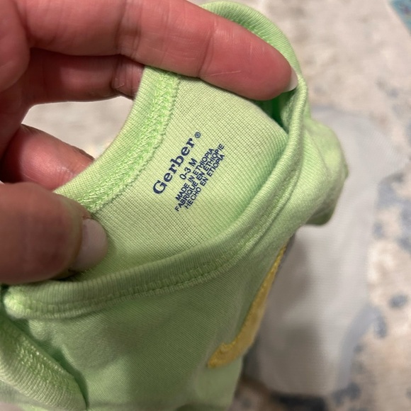 Gerber Baby One Piece Set - Green, Striped, Gray - Picture 6 of 6